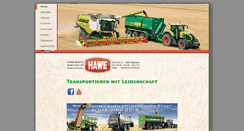 Desktop Screenshot of hawe-wester.de