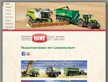Tablet Screenshot of hawe-wester.de